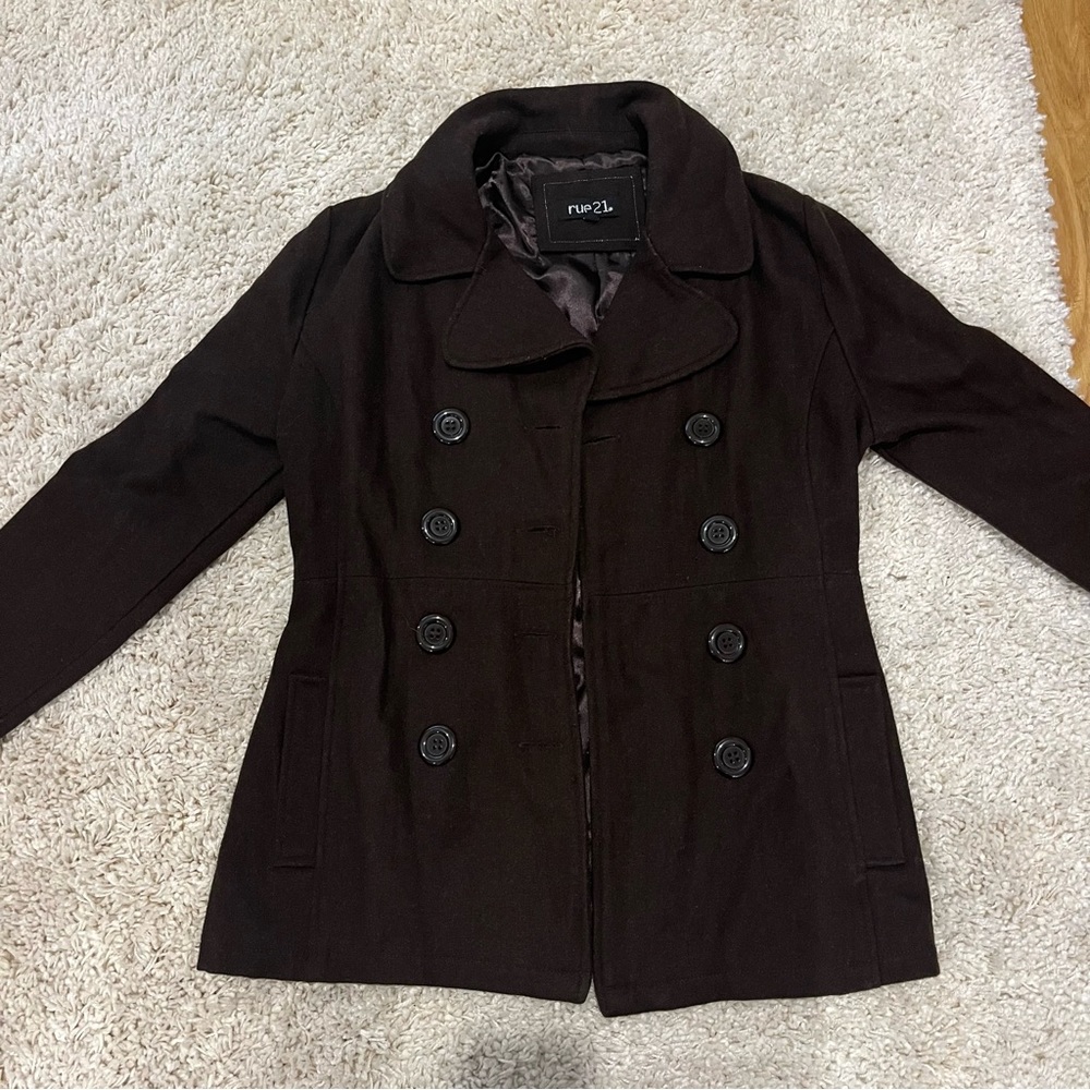 Brown Pea Coat